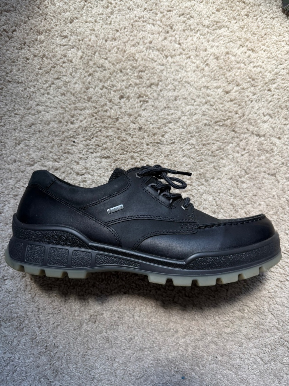 ECCO Track 25 Mens Size 13 US EU 47 Black Gore-Tex Waterproof Shoes 831714